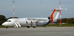G-JOTE @ EGMC - BAe.146-300QT G-JOTE Jota Aviation on stand at Southend Airport - by Senspotter
