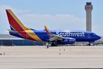 N566WN @ KBOI - Landing roll out on 28R.