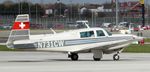 N731CW @ EGMC - Mooney M20K N731CW at Southend Airport - by Senspotter
