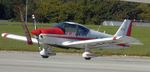 G-EOMI @ EGMC - Robin HR-200-120B G-EOMI parked at Southend Airport - by Senspotter