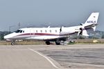 N835JS @ KBOI - Taxiing from north GA ramp. - by Gerald Howard