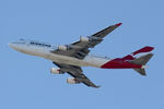 VH-OEJ @ YSCB - Qantas B747-438 VH-OEJ Cn 32914 returning from Kosciuszko NP on 17Jul2020 - during the last ever Qantas Boeing 747 Passenger Flight. The aircraft flew over Parliament House and Lake Burley Griffin before returning to Canberra Airport.