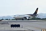 N139UP @ KBOI - Due to construction, N138UP has to back taxi on RWY 10R to get to the UPS ramp. - by Gerald Howard