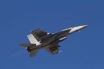 166846 @ KLAS - 166846 NG-103 F/A-18F Super Hornet departing KLAS