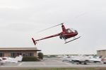 N111AH @ KSQL - N111AH Robinson R22 Beta at KSQL