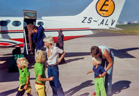 ZS-ALV @ RCB - 1976. Picking us to fly to JNB - by Ton de Bruin