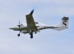 G-SATM @ EGBJ - G-SATM landing at Gloucestershire Airport. - by andrew1953