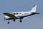 G-BSSC @ EGSH - Landing at Norwich. - by Graham Reeve