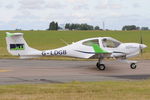 G-LDGB @ EGSH - Leaving Norwich. - by keithnewsome