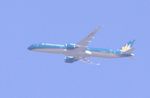 VN-A879 - Flying past Potters Bar, Herts after take-off from Heathrow - by Chris Holtby