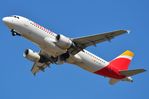 EC-IZR @ EBBR - Iberia A320 heading for MAD - by FerryPNL