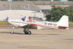 G-BWYO @ EGSH - Leaving Norwich following quick fuel stop. - by keithnewsome