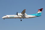 LX-LQI @ LMML - Bombardier DHC-8 LX-LQI Luxair - by Raymond Zammit