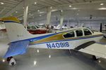 N4091S @ KTHA - Beechcraft F33A Bonanza at the Beechcraft Heritage Museum, Tullahoma TN