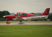 N220AM - rolling down runway 14 ready to turn around for takeoff.
Leeds Bradford International Airport, West Yorkshire, UK. - by John Mathewson