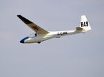 G-CJMK @ EGWN - Schleicher ASK 18 landing at RAF Halton. - by moxy