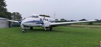 G-OPLC @ EIAB - Beautiful Dove parked on the grass at Abbeyshrule. - by #mikedotcom18