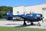 N128BC @ KEKM - North American T-28F