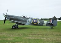 G-LFIX @ EGBK - Vickers Supermarine Spitfire IX T - by Paul Wright