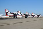 N389AC @ KBOI - Bombardier LC-215-6B11 water tankers from Aeroflite Inc., Spokane, WA. - by Gerald Howard