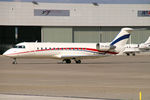 9H-BSG @ LOWW - Blue Square Aviation Bombardier Challenger 850 - by Thomas Ramgraber