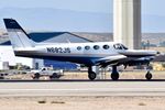 N682JS @ KBOI - Landing roll out on 28R.