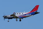 N755JG @ EGSH - Landing at Norwich. - by Graham Reeve