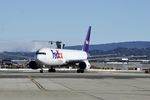 N162FE @ SFO - You can see smoke from the Santa Cruz fire behind the aircraft. SFO 2020. - by Clayton Eddy