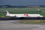 F-GHED @ EDDL - F-GHED   McDonnell Douglas DC-9-83 (MD83) [49576] (Air Liberté Tunis) Dusseldorf Int'l~D 28/09/1992 - by Ray Barber