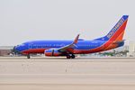 N254WN @ KBOI - Landing roll out.