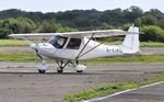 G-KIMS @ EGFH - Resident Ikarus C42 operated by Gower Flight Centre - by Roger Winser