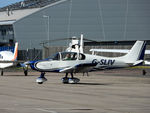G-SLIV @ EGNH - Taxiing at Blackpool - by NWSAcaster02