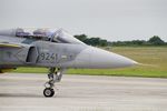 9241 @ LFRJ - Saab JAS-39C Gripen, Taxiing to flight line, Landivisiau Naval Air Base (LFRJ) Tiger Meet 2017 - by Yves-Q