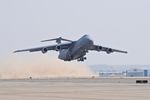 85-0007 @ KBOI - Take off from 10L. 9th Airlift Sq., 436th Airlift Wing, Dover, DE. - by Gerald Howard