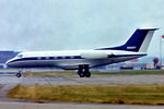 N1929Y @ EGLL - N1929Y   Gulfstream G2SP [19] Heathrow~G 27/04/1976. From a slide not the best of images