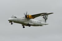 D-CAAN @ EGPK - Dornier support services support for the A-29 Tucanos ferrying through Prestwick - by Douglas Connery
