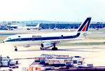 I-BUSL @ EGLL - At London Heathrow, early 1990's. - by kenvidkid