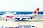 N203AE @ EGLL - At London Heathrow, early 1990's. - by kenvidkid