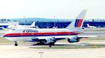 N141UA @ EGLL - At London Heathrow, early 1990's.