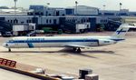 OH-LMP @ EGLL - At London Heathrow, early 1990's. - by kenvidkid