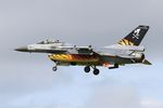 FA-94 @ LFRJ - SABCA F-16AM Fighting Falcon, On final rwy 26, Landivisiau Naval Air Base (LFRJ) Tiger Meet 2017 - by Yves-Q