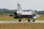 9820 @ LFRJ - Saab JAS-39D Gripen, Taxiing to flight line, Landivisiau Naval Air Base (LFRJ) Tiger Meet 2017 - by Yves-Q