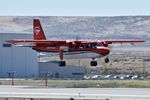 N4438 @ KBOI - Landing 28R. - by Gerald Howard