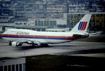 N184UA @ VHHX - At Hong Kong Airport (Kai Tak) on a George Pick Aviation Tour. - by kenvidkid