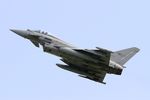 MM7302 @ LFRJ - Eurofighter EF-2000 Typhoon S, Climbing from rwy 08, Landivisiau Naval Air Base (LFRJ) Tiger Meet 2017 - by Yves-Q