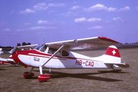 HB-CAQ @ EGTC - A visitor the the 1975 Flight International Business and Light Aviation show. - by Colin Jones