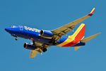 N498WN @ KBOI - Landing 28R.