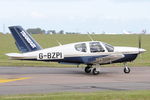 G-BZPI @ EGSH - Leaving Norwich. - by keithnewsome