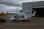 G-NHVC @ EGSH - Emerging from NHV Hangar at Norwich - by AirbusA320