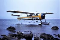 CF-CBA - Aug. 1975 at field camp near Rankin Inlet. - by Michael Brewes